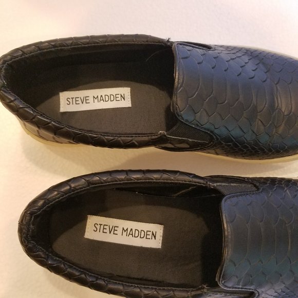 Steve Madden Women's Loafer Shoes Black Size 7-1/2 - Picture 9 of 10